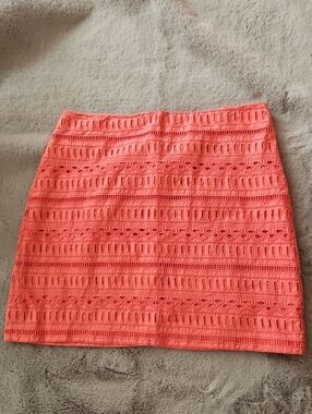 GAP Pink Eyelet Mini Skirt